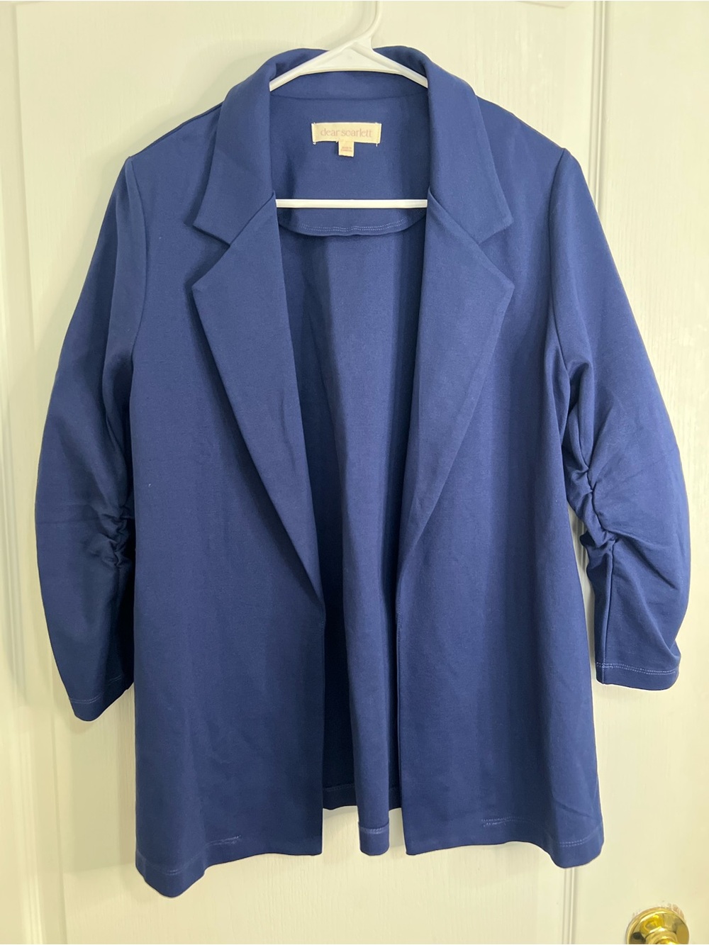 Scarlett Women's Open-Front Blue Blazer Jacket size M - Picture 7 of 15